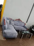 Sofa Royal Mai Girma da Aka Shigo Da Shi tare da Center Table Mai Gilashi - 2