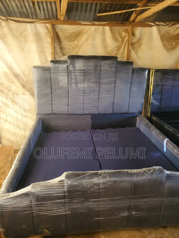 Home Interiors 6x6 Grey Bed Frame - 1