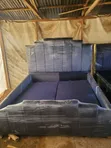 Home Interiors 6x6 Grey Bed Frame - 4