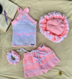 Peachloops Handmade Kids 3-Piece Crochet Set