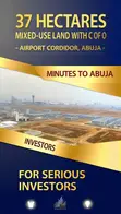 37ha Mixed-Use Land Near Nnamdi Azikiwe International Airport, Abuja - 2