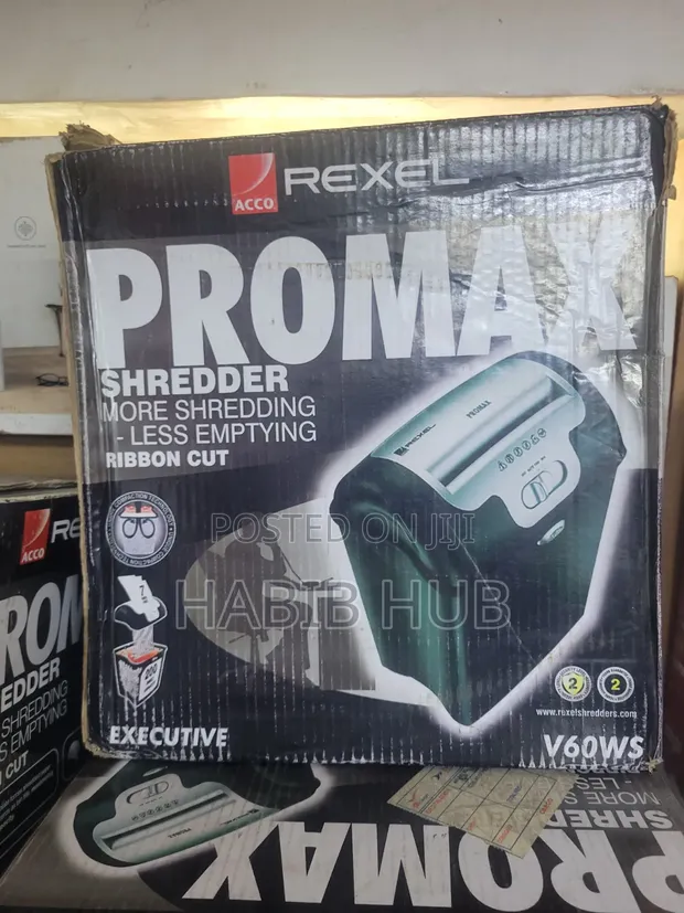 Rexel ProMax V60WS Executive Paper Shredder - 1