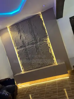 Luxury PU Stone TV Console