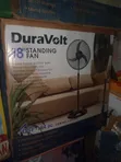 18" Duravolt Solar Standing Fan - 1