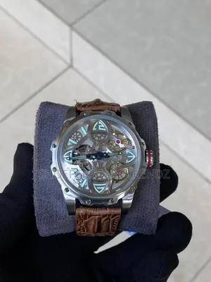 Hanboro Automatic Leather Strap Wristwatch