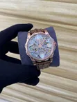 Hanboro Automatic Leather Strap Wristwatch - 3