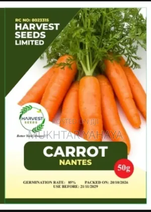 1st Choice Nantes Carrot Seeds (300 Seeds)