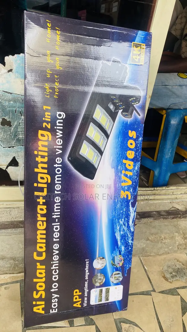 AI Solar Camera with Lighting - 1