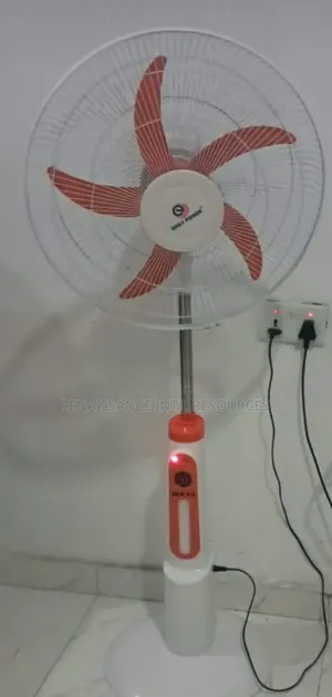 Easy Power Rechargeable Solar Standing Fan (AC/DC)