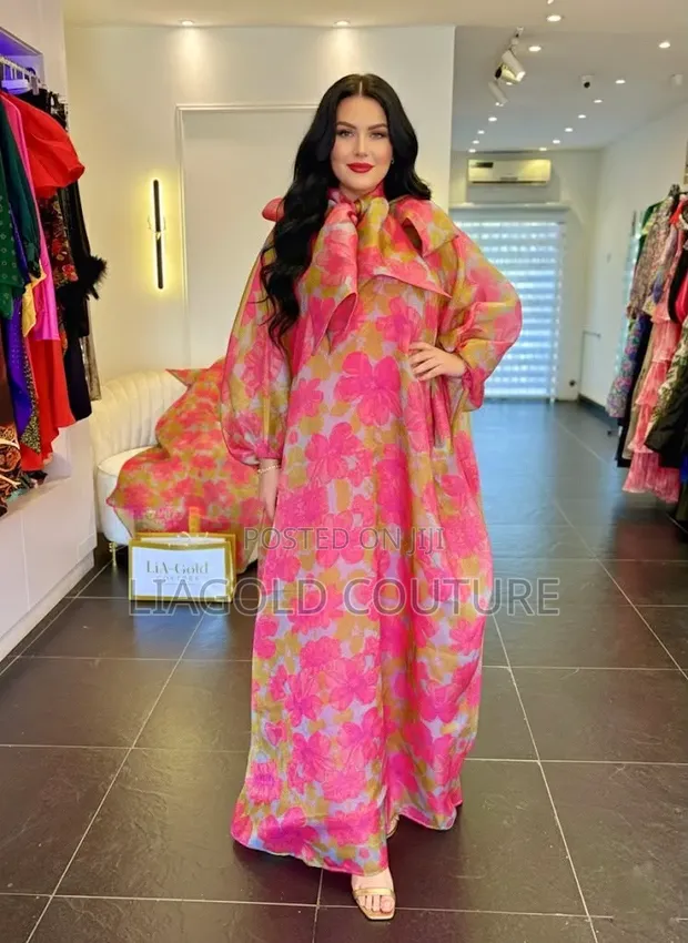 Rich Aunty Custom Fabric Dress - 1
