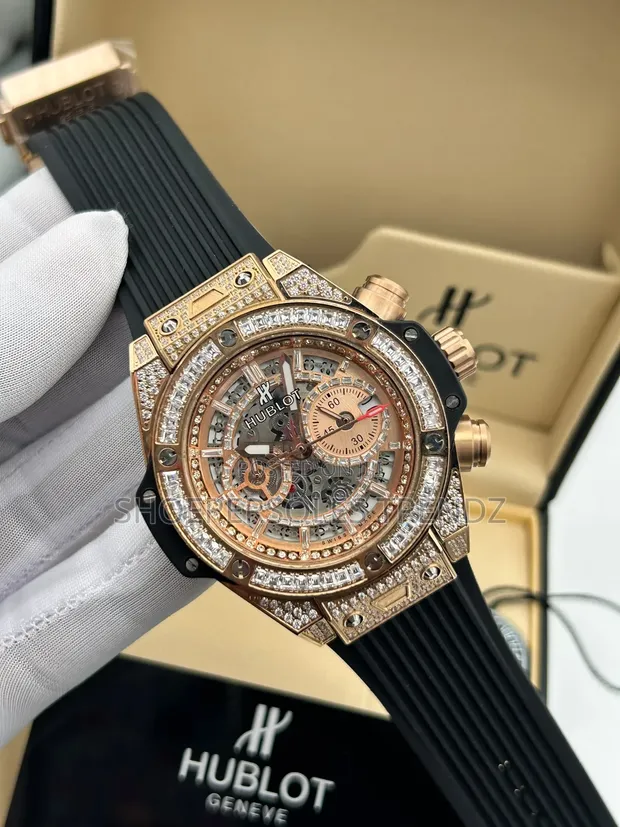 Hublot Stoned Chronograph Watch - 1