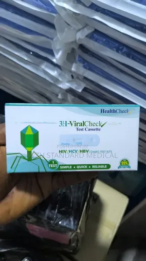 HealthCheck 3H-ViralCheck Test Cassette Kit - HIV, Hep B, Hep C