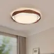 Designer Wooden Color Ceiling Flush Light - 1