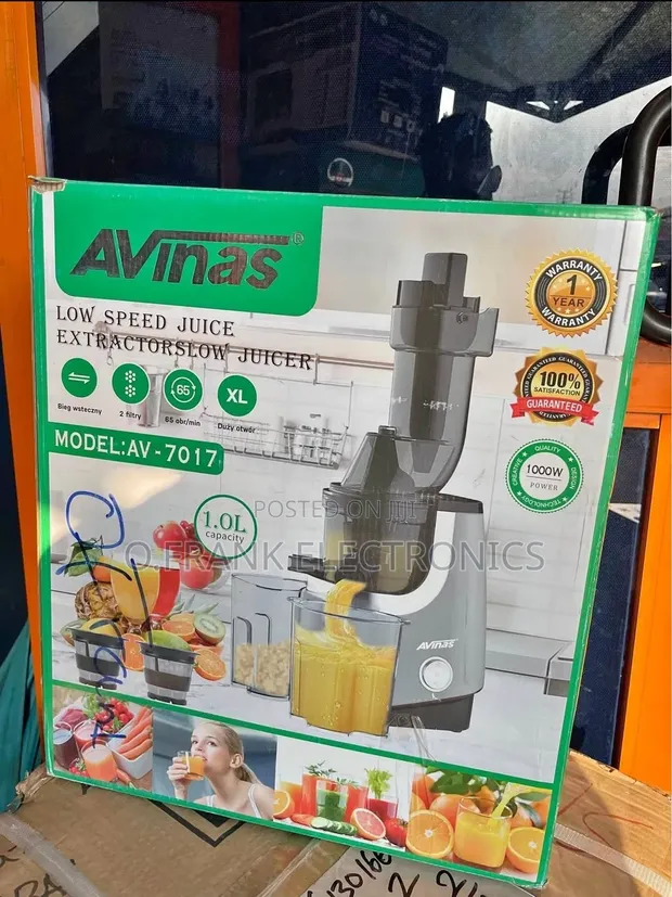 Avinas Slow Juicer / Juice Extractor - 1