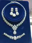 Luxury Zirconia Jewelry Set | Necklace, Earrings, Bracelet - 2