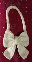 Crochet Mini Puffy Bow Bag - 2