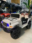 White Jeep Wrangler Electric Children's Ride-On Car (1-7 Years) - 1
