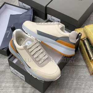 Premium Brunello Cucinelli Luxury Leather Sneakers