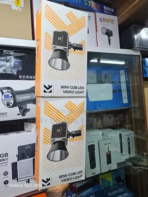 K&F Concept 60W COB LED Fitilar Bidiyo