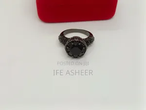 Bold Classic Black Proposal Ring
