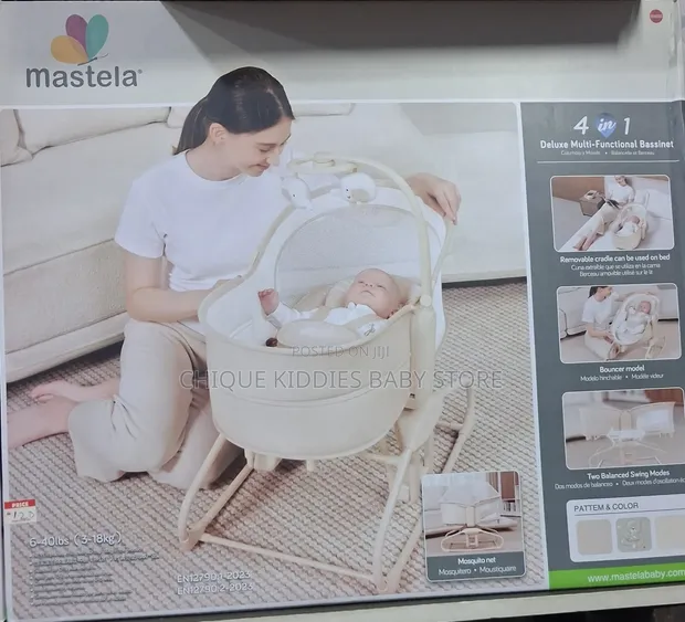 Baby Bed / Bassinet - Grey - 1