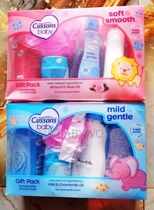 Cussons Baby Set - Blue/Pink