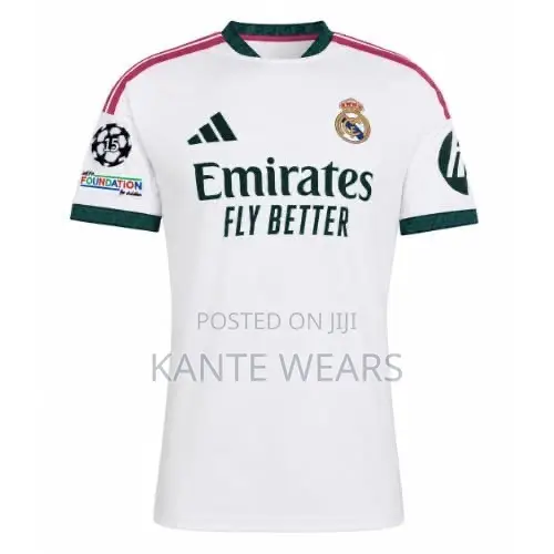 Real Madrid 2026/2027 Jersi - Wanda suka lashe Champions League karo na 15 - 1