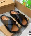 Zara Men's Leather Slippers - Baki - 2