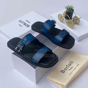 Berluti Leather Slippers