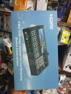 4-Way HDMI Video Switcher with 5-inch Screen