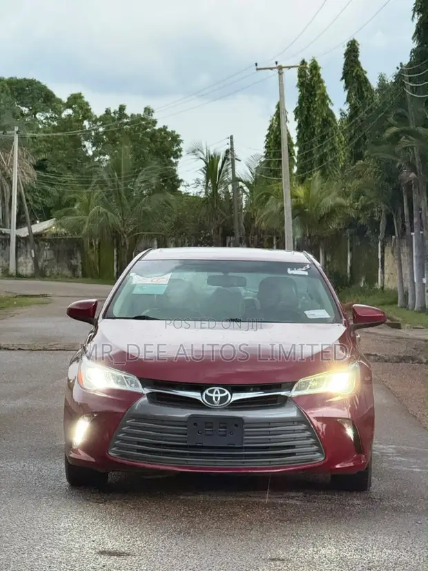 Toyota Camry XLE Maroon 2017 - 1