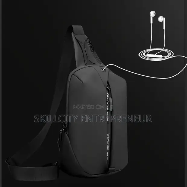 USB Chest Bag - Anti-Theft, Multi-Functional - 1