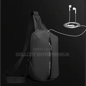USB Chest Bag - Anti-Theft, Multi-Functional
