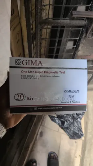 GIMA 4-in-1 Rapid Test Kit (HIV, Syphilis, Hep B, Hep C)