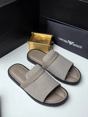 Emporio Armani Slippers - Gray