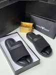 Emporio Armani Men's Black Slippers - 2