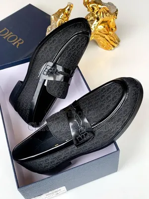 Dior Loafers - Black Leather