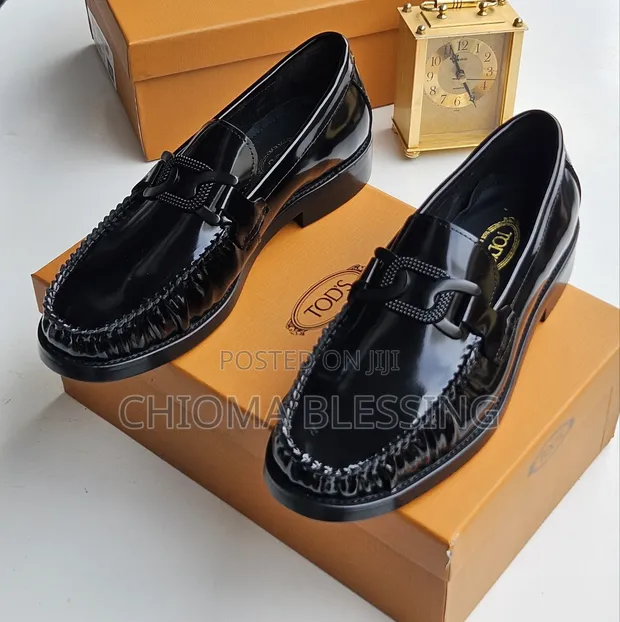 Tod's Loafers - Black, Men's Size 40-46, Brand New - 1