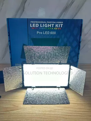 Pro LED 600 Varicolor Professional Photo & Video LED Light Kit