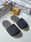 Dolce & Gabbana Men's Suede Slippers - Gray - 1