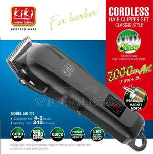 Kiki New Gain NG-777 Professional Cordless Hair Clipper