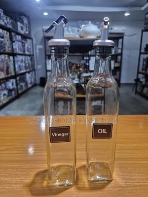 2-in-1 Glass Oil & Vinegar Dispenser Set (500ml)