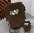 Maza Cargo T-Shirts masu inganci - Brown Cotton - 5
