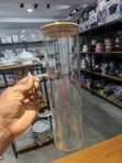 1500ML Glass Spaghetti/Pasta Storage Container with Bamboo Lid - 3