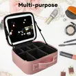 LED Makeup Bag with Built-in Mirror - 3
