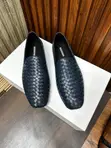 Bottega Veneta-Style Intrecciato Woven Loafers - 3