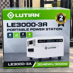 Lutian LE3000-3A Power Station Mai ɗaukar Hawa - 3000W / 3046Wh