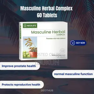 Masculine Herbal Complex 60 Tablets - Libido, Stamina, Prostate Health