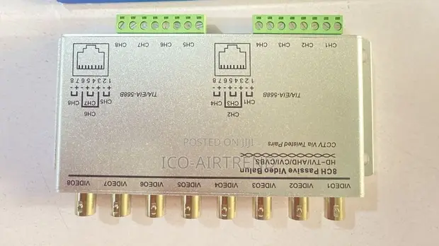 Balun 8-Channel don Faɗaɗa Bidiyo na CCTV (200M+) - 1