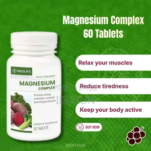 NeoLife Magnesium Complex - 60 Tablets for Muscle & Nerve Relief